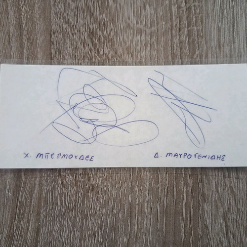 Olympiacos Autographs like new, authentic