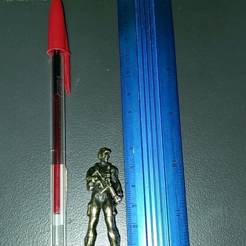 Brass Special Forces Soldier Figure like new