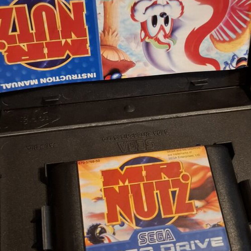 Mr Nutz Sega Mega Drive game like new