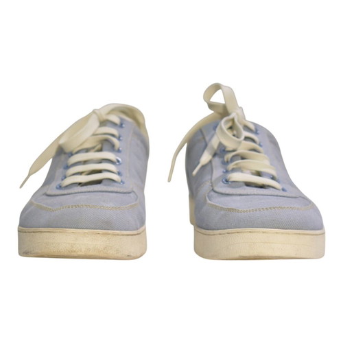 Louis Vuitton Monogram Denim Low-Top Sneakers used, men's size 43.5