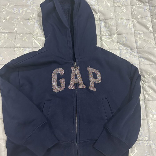 GAP hoodie with inner fur for girls like new, blue, size S