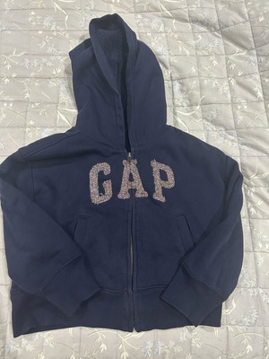 GAP hoodie with inner fur for girls like new, blue, size S