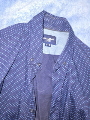 Pull & Bear Medium Shirt blue like new