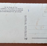 Καρτποστάλ αεροφωτογραφία 1950 παλιό λιμάνι Μασσαλίας αχρησιμοποίητη