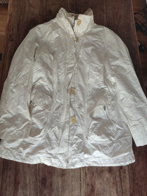 White waterproof jacket, one size