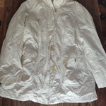White waterproof jacket, one size