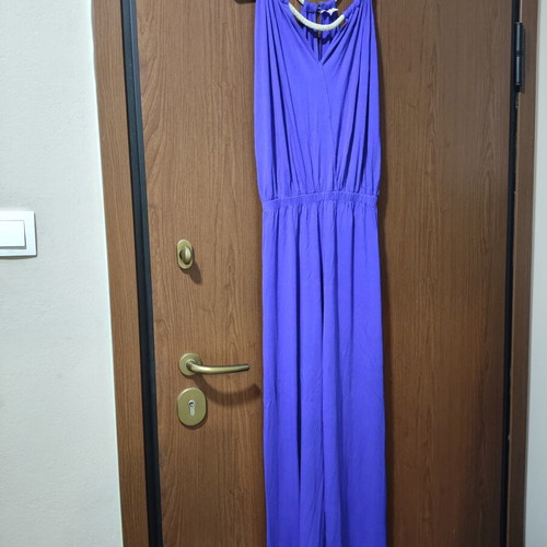 Summer jumpsuit one size, like new, blue
