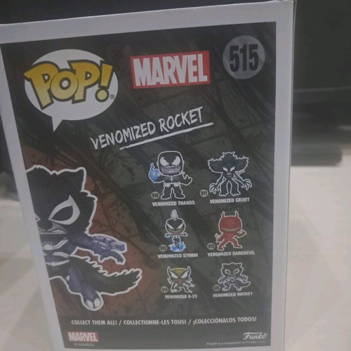 Funko Pop! Marvel Venomized Rocket used