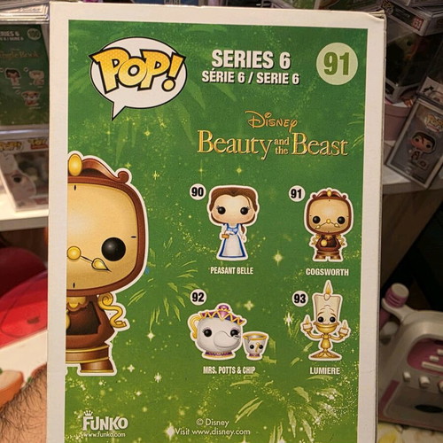 Funko Pop! Cogsworth like new