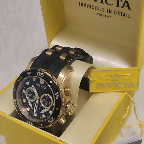 Invicta ProDiver men's waterproof watch like new, black