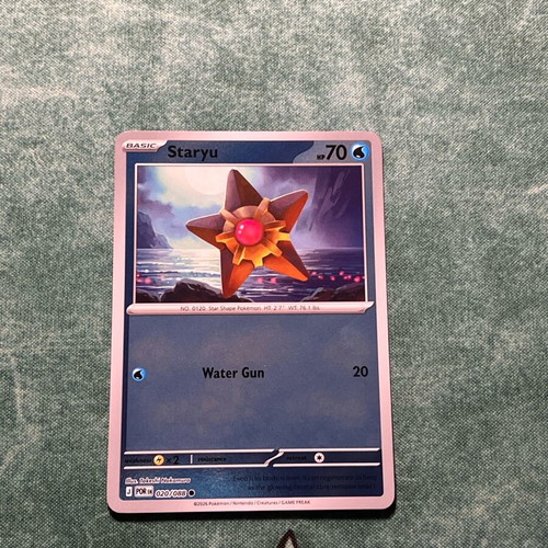 Staryu κάρτα Pokemon μεταχειρισμένη, perfect order reverse holo