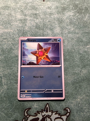 Staryu κάρτα Pokemon μεταχειρισμένη, perfect order reverse holo