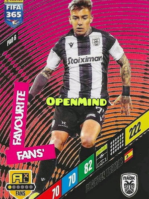 PAO6 Brandon Thomas Fans Favourite FIFA 365 2024 Andrenalyn XL card new