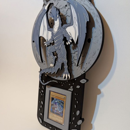 Blue-Eyes White Dragon Overframe Display custom made