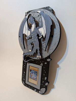 Blue-Eyes White Dragon Overframe Display κατόπιν παραγγελίας