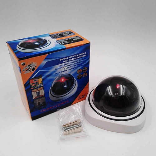Fake Security Camera White New