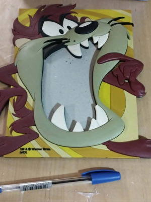 Taz Warner Bros children's photo frame, like new