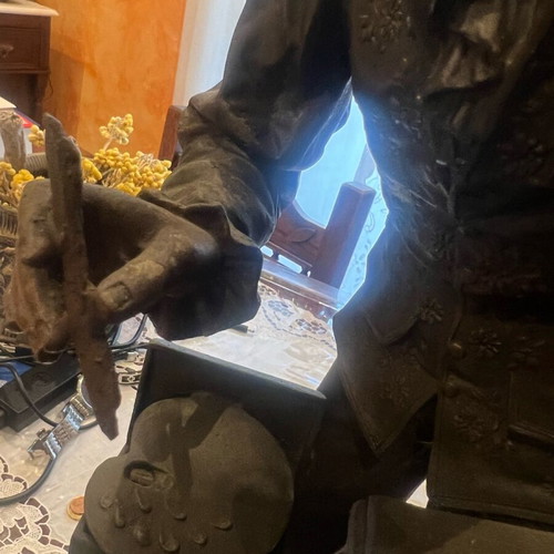Sculpture The Artist in His Studio like new