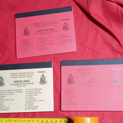 Pocket books of basic medical examination new, in Pashto and Dari languages