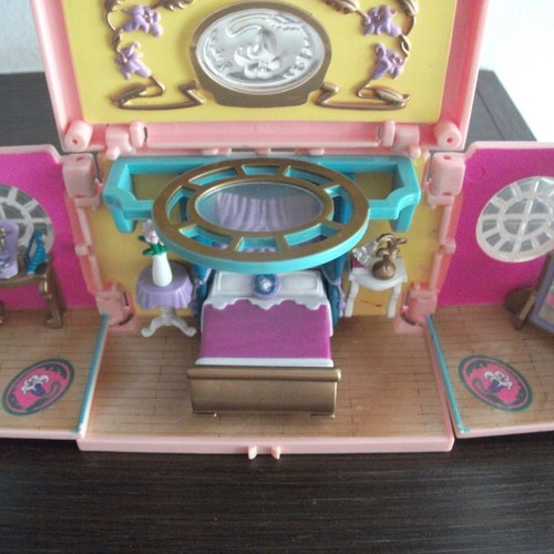 Polly Pocket Dream Builders Bedroom Bluebird 1999 used without figures