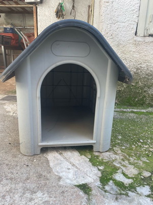 Dog house new with window, medium size