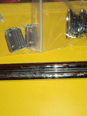 Support rods for bathroom new, set of 2, 40 cm each