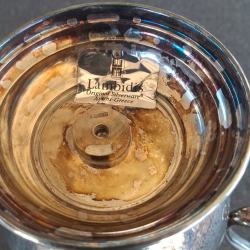 Silver-plated used, 17 cm height, Lambidis