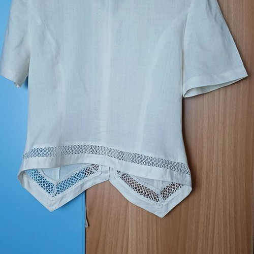 Linen shirt like new, size 48, io collezioni, beige