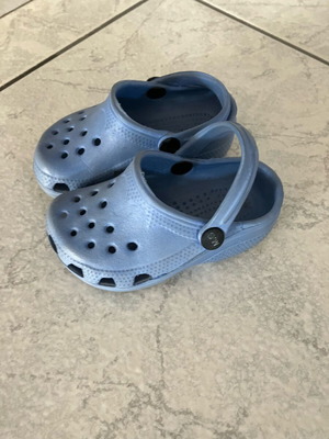 Children's sandals No19 like new, blue, very light and comfortable