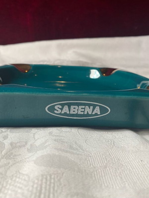 Collectible ashtray advertising Belgian airline like new