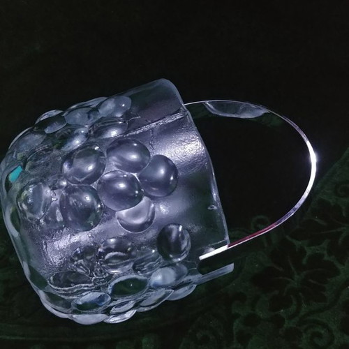 Kosta Boda Kosgrap Ice Bucket Art Glass by Ann/Goran Warff like new