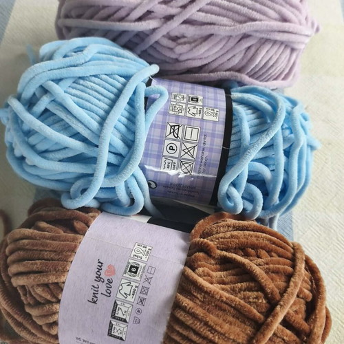 YarnArt Dolce velvet knitting yarn set of 3 new skeins