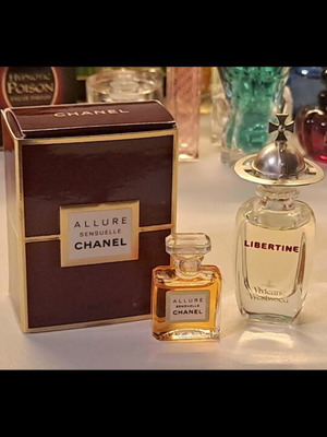 Vivienne Westwood Libertine and Chanel Allure Sensuelle vintage miniatures