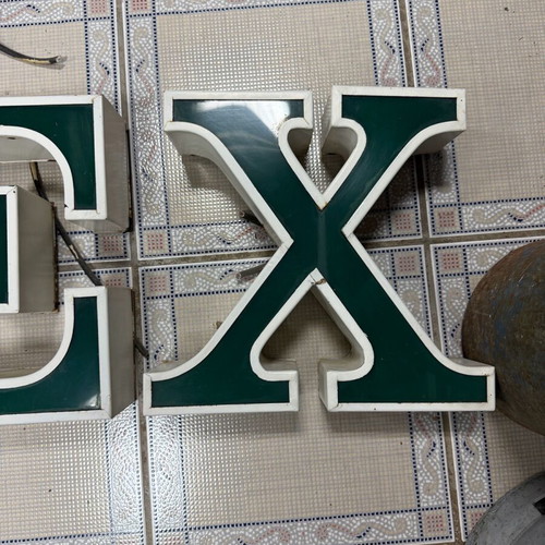 Vintage illuminated Rolex sign used