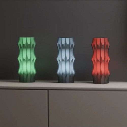 Futuristic Glow 3D Printed LED Lamp new, modern and futuristic design