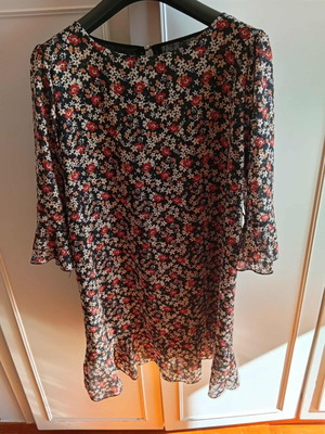 Italian medium autumn-spring dress like new, multicolor