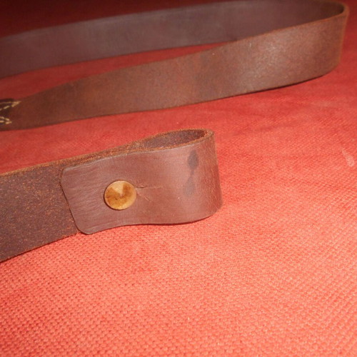 Leather soldier's sling 1940-41 WWII Greek Army used