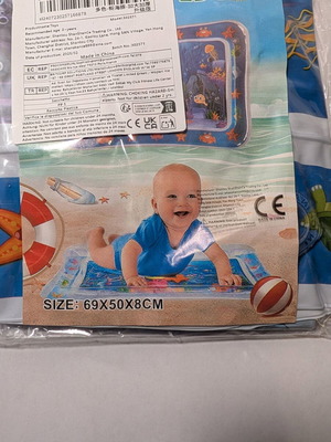 Inflatable Baby Water Mat for Play 69x50x8cm new