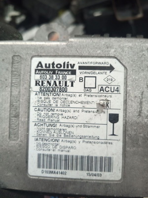 Airbag module Renault Megane 2003