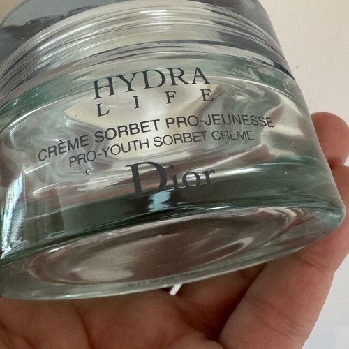 Dior empty cream jar 50 ml like new, glass