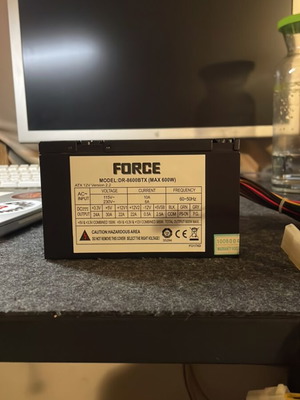 Force 600w power supply used for computer
