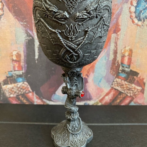 Dragon Goblet new handmade from Toledo Spain