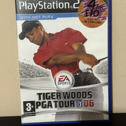 Tiger Woods PGA Tour 2006 PS2 game, good condition