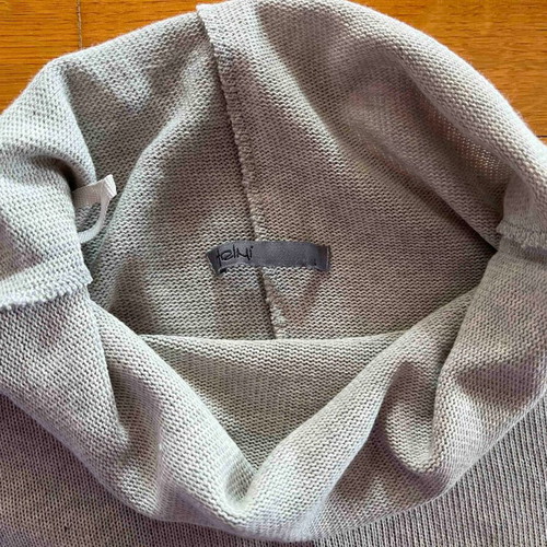 Helmi midi dress light gray like new, shorter front