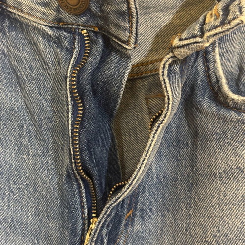 Blue Pull & Bear straight-leg jeans like new, size S