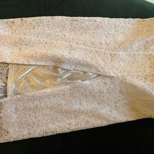Trilogy dress white lace new, size small