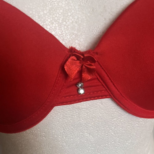 Bra like new, red