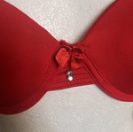 Bra like new, red