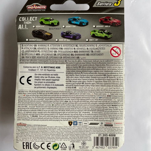 Majorette Nissan GT-R toy car new, sealed