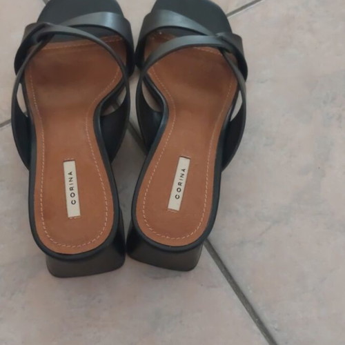 Corina black sandals size 39 new